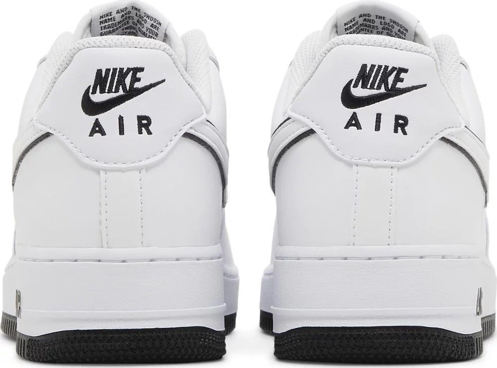 Nike Air Force 1 '07 'White Black Outline'