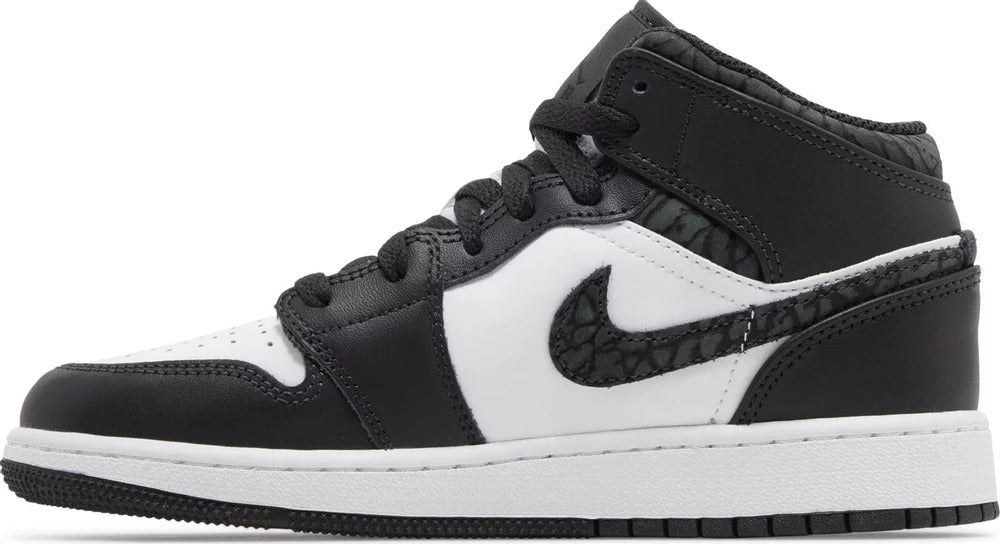 Air Jordan 1 Mid SE 'Panda Elephant' GS