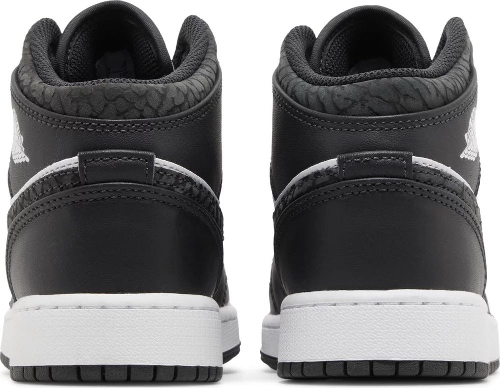 Air Jordan 1 Mid SE 'Panda Elephant' GS
