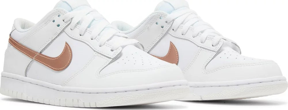 Nike Dunk Low 'White Metallic Red Bronze' GS
