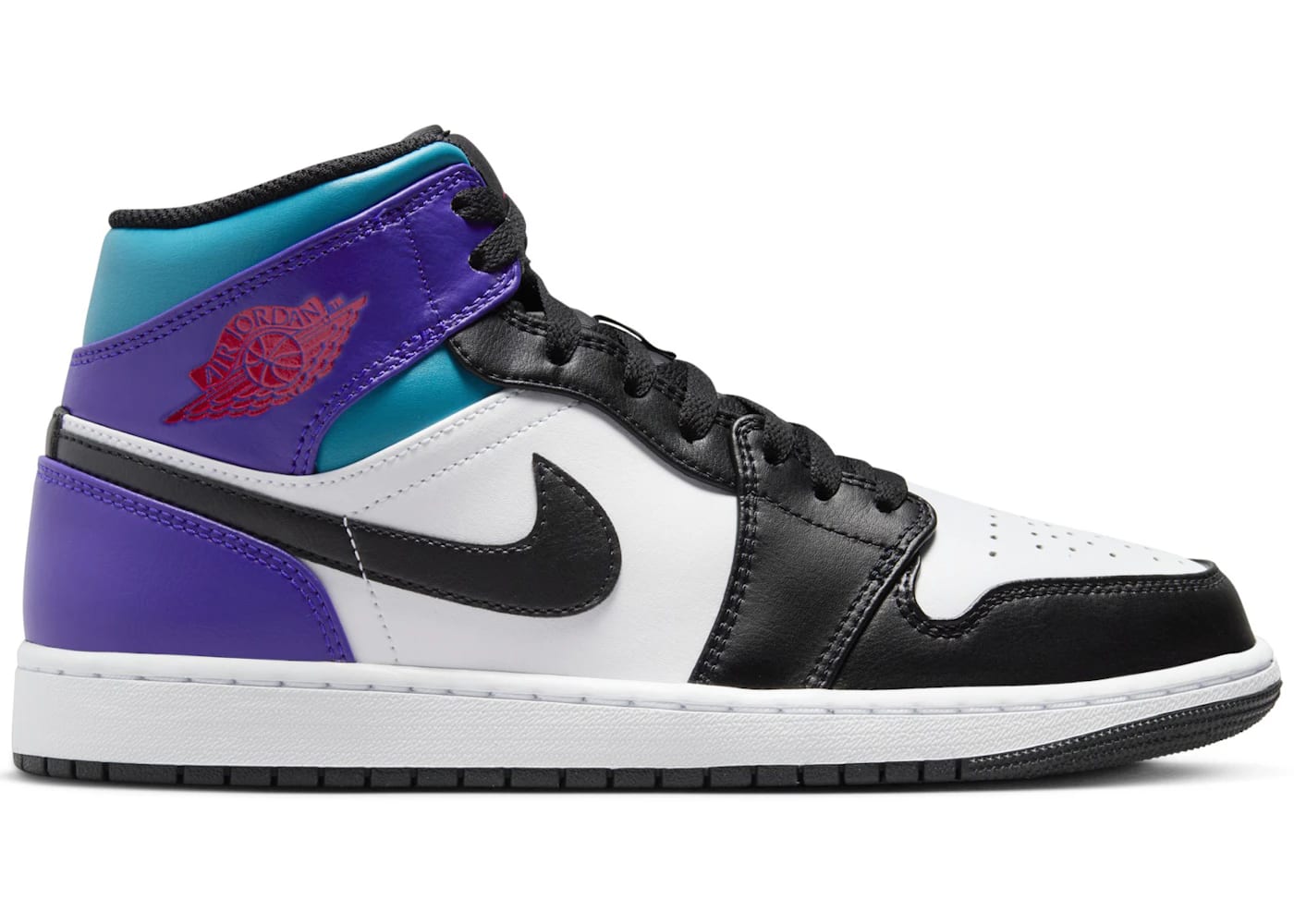 Jordan 1 Mid Court Purple Tropical Twist