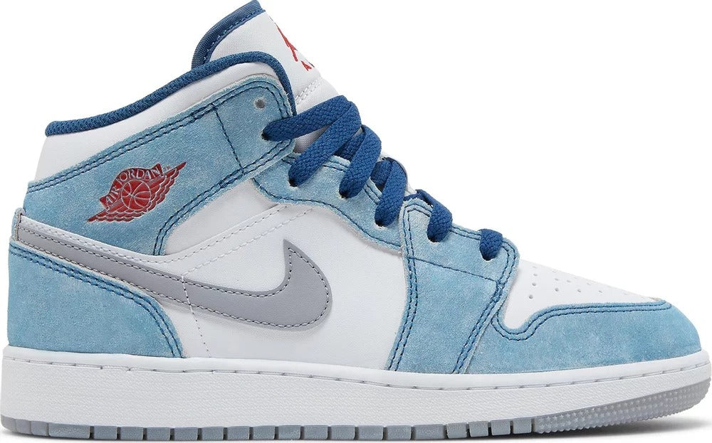 Air Jordan 1 Mid SE 'French Blue' GS