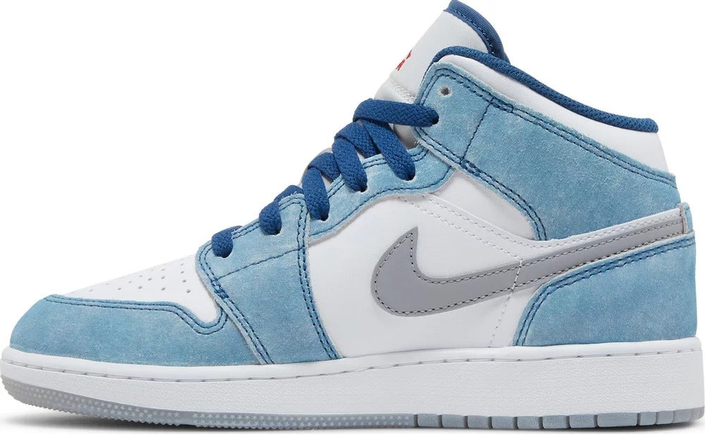 Air Jordan 1 Mid SE 'French Blue' GS