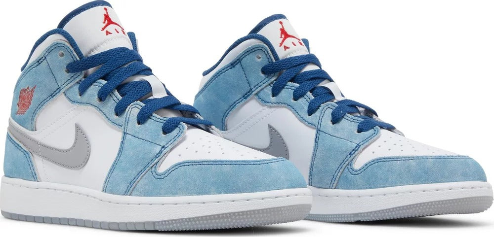 Air Jordan 1 Mid SE 'French Blue' GS
