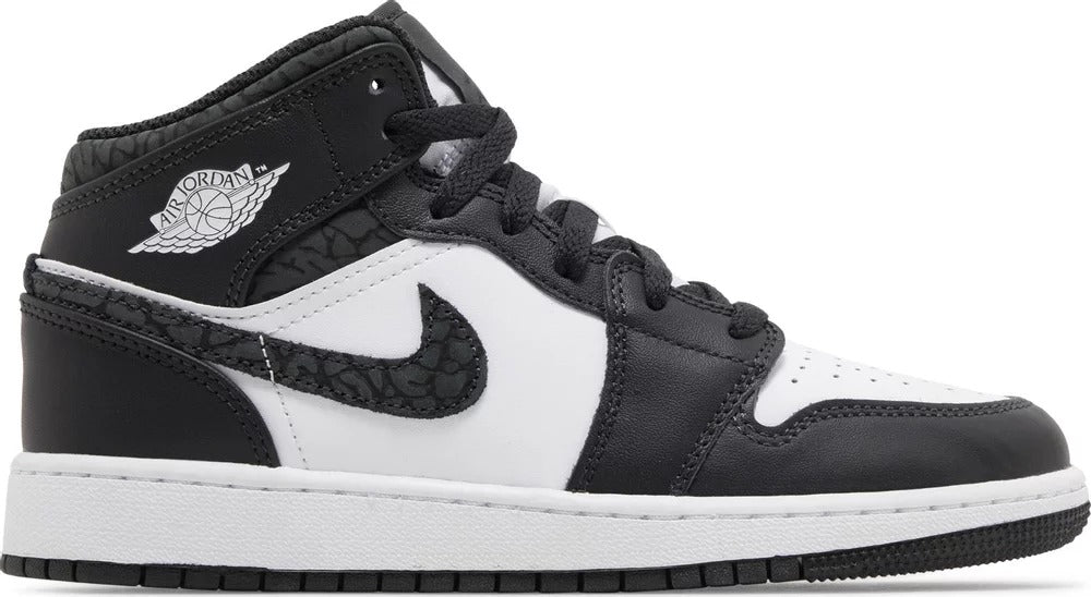 Air Jordan 1 Mid SE 'Panda Elephant' GS