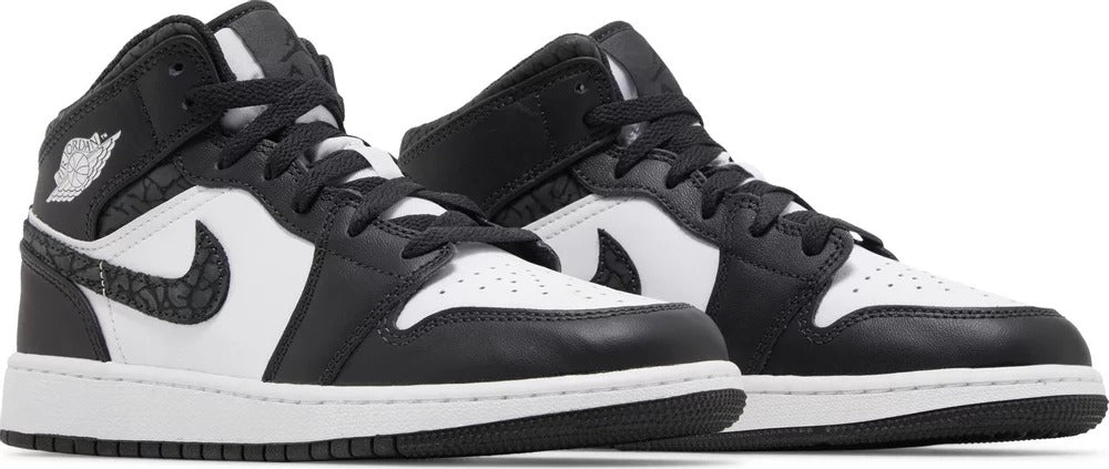 Air Jordan 1 Mid SE 'Panda Elephant' GS