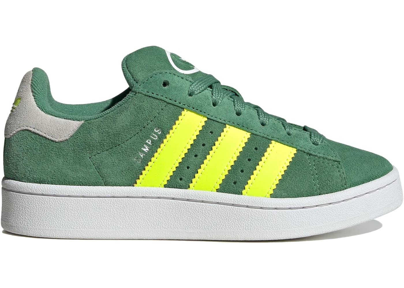 adidas Campus 00s Preloved Green Solar Yellow (Kids)