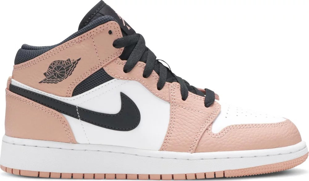 Air Jordan 1 Mid 'Pink Quartz' GS