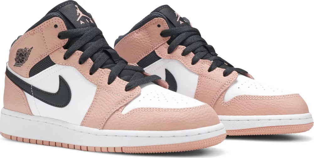 Air Jordan 1 Mid 'Pink Quartz' GS