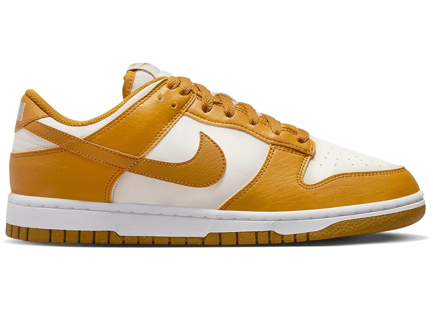 Nike Dunk Low Next Nature Phantom Gold Suede (Women's)
