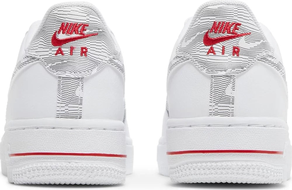 Nike Air Force 1 'White University Red'